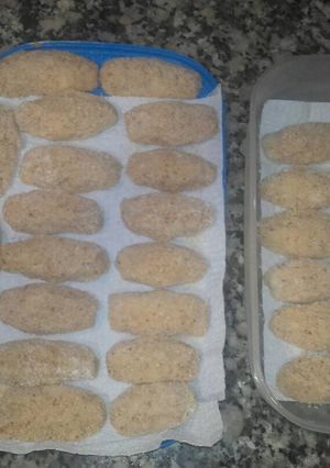 Una foto de Croquetas de carne y berenjenas