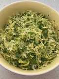Ensalada de repollo con cilantro