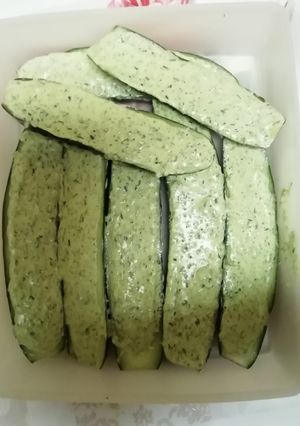 Töltött uborka recept fotója