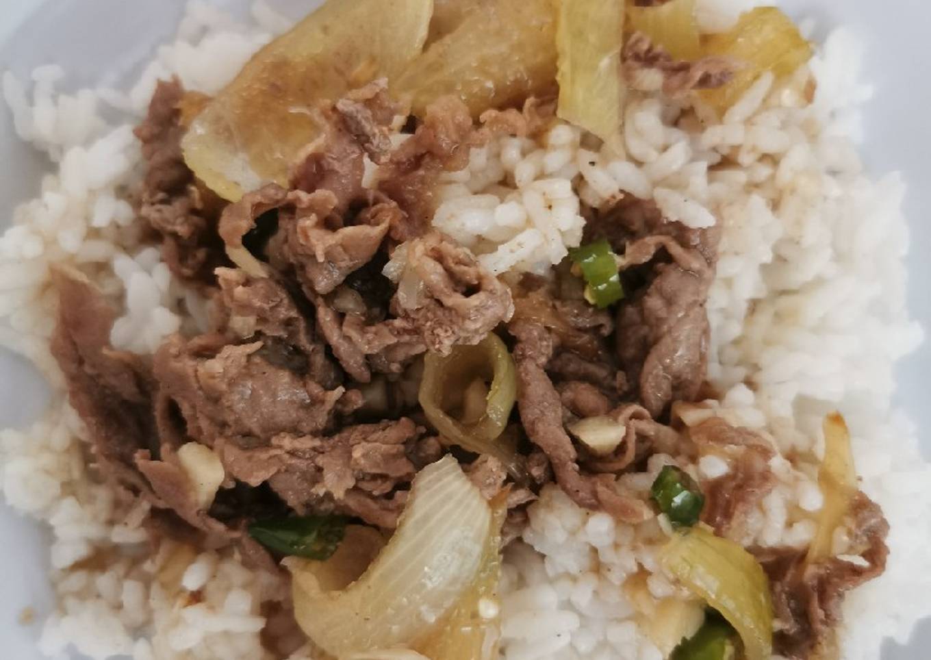 Beef yoshinoya homemade