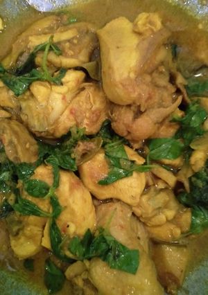 Foto resep Ayam kemangi bumbu kuning