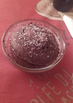Una foto de Bizcocho de avena y chocolate Fit