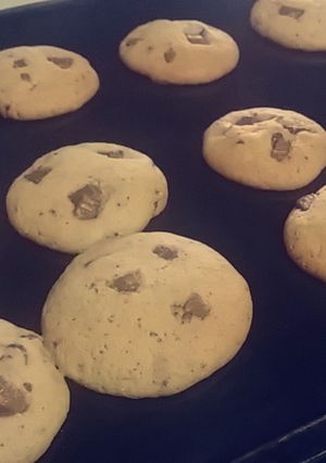 Une photo de Cookies aux pépites de chocolat
