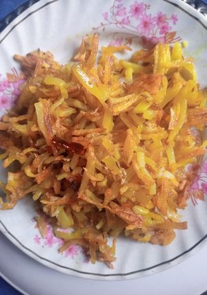ঝিরঝিরে আলু ফ্রাই(jhirjhire aloo fry recipe in bengali) রেসিপির প্রধান ছবি