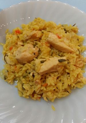 Una foto de Arroz con suprema