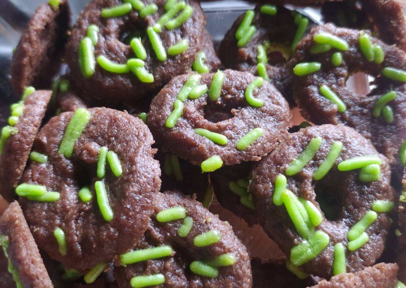 Kue kering teflon bentuk donat ekonomis anti gagal
