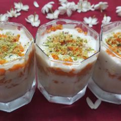 A picture of Leftover Halwa Pudding.