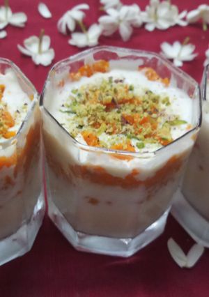 A picture of Leftover Halwa Pudding.