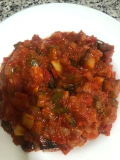 Una foto de Pisto de verduras