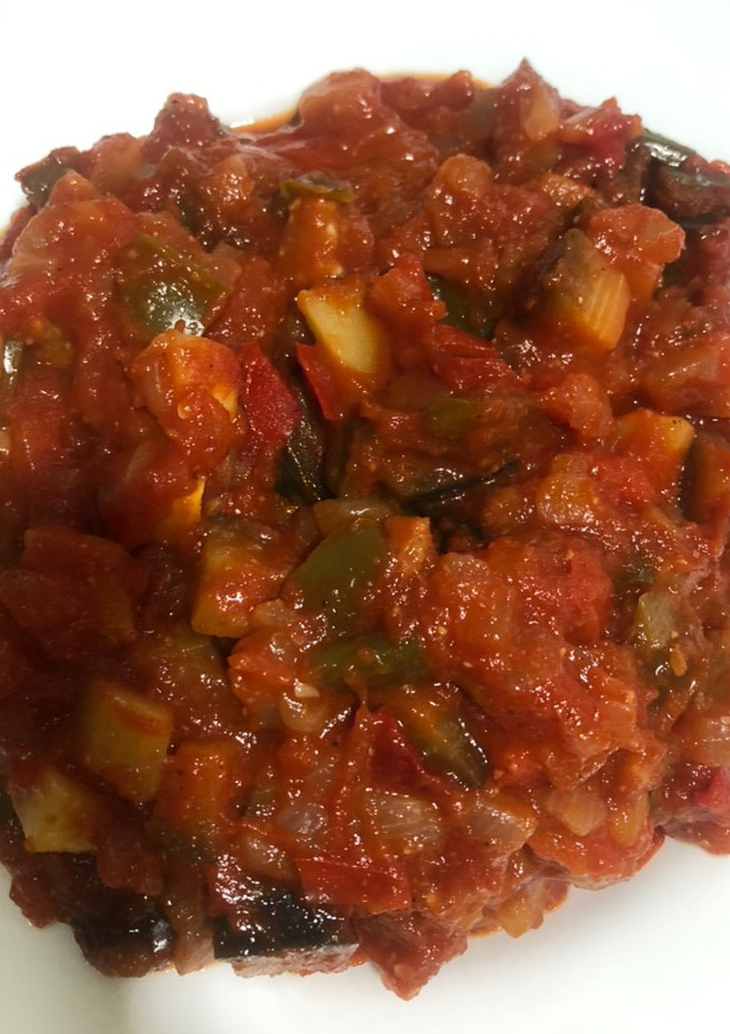 Una foto de Pisto de verduras