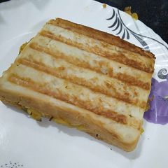 Grilled potato sandwich A picture of Grilled potato sandwich.