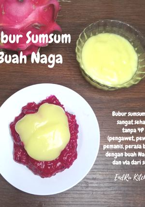 Foto resep Bubur Sumsum Buah Naga