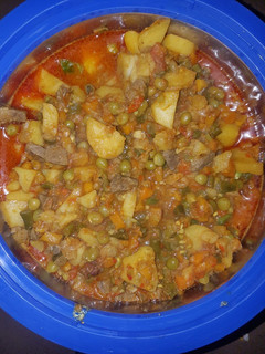 A picture of Irish potatoes porridge.