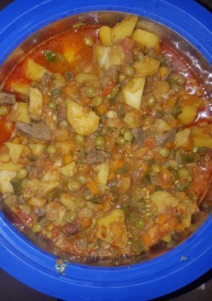 A picture of Irish potatoes porridge.