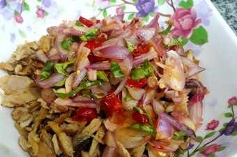 Resep Tongkol suir sambal matah Enak Terbaru