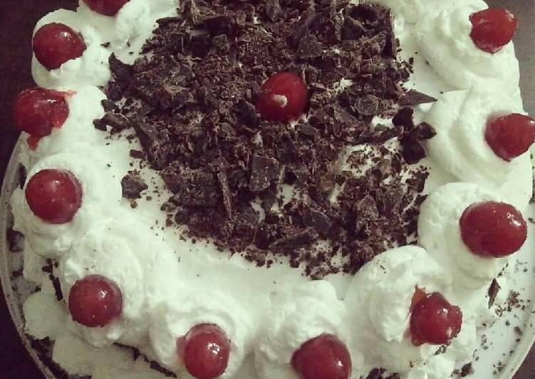 Steps to Make Homemade Eggless black forest cake