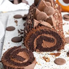 A picture of Yule Log (Bûche de Noël).