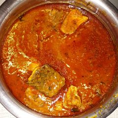 Fish curry A picture of Fish curry.