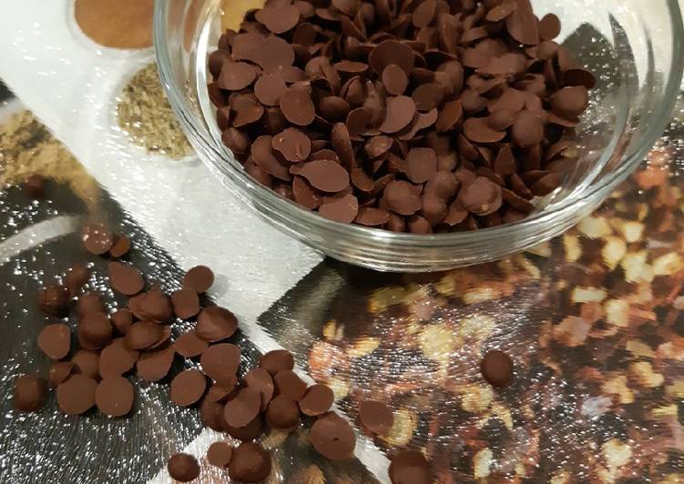 Les pépites au chocolat