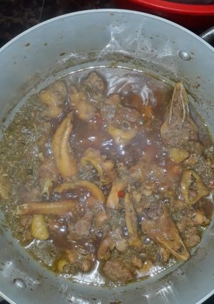 Hình của món Gà Kho Sả Ớt.