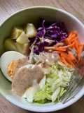 Salad sayur kewpie wijen sangrai