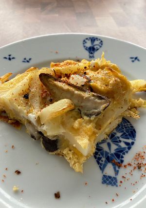 馬鈴薯香菇烘蛋 的食譜成品照片