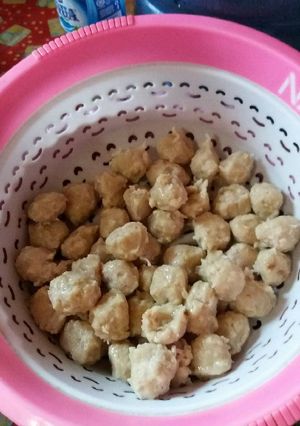 Foto resep Bakso ayam kenyal 😉