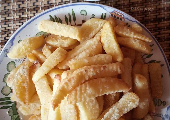 Anti Ribet, Memasak Kentang Goreng Krispi Ekonomis