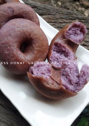 Foto resep Donat Ubi Ungu Tanpa Telur