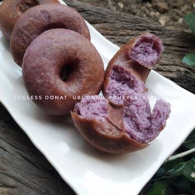 Resep Donat Ubi Ungu Tanpa Telur Oleh Kheyla S Kitchen Cookpad