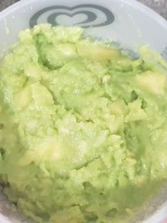 Una foto de Guacamole casero