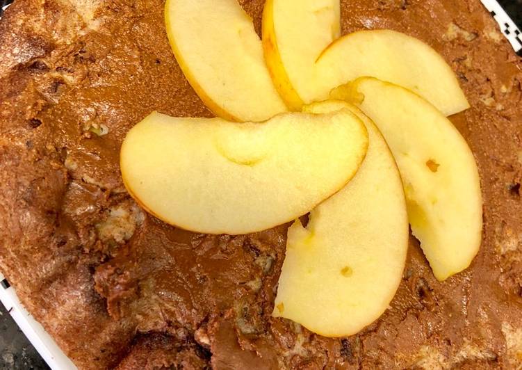 Panqueca proteica de maçã