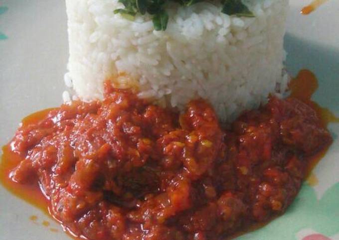 Fish stew and vegetable