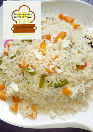 Chinese White rice ainihin hoton girkin