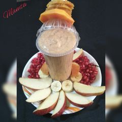 A picture of Mix fruit smoothie - with flavor of gulkand.
