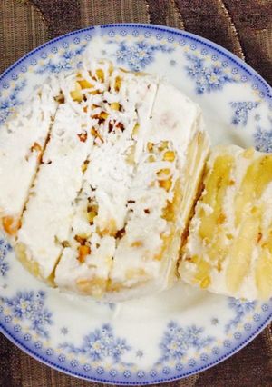 Hình của món Kem chuối nhiều tầng.