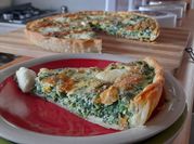 Una foto de quiche dulce