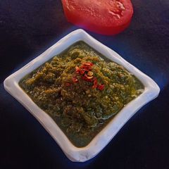 Garlic chutney A picture of Garlic chutney.