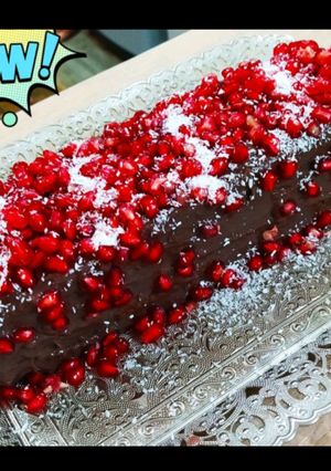 عکسی از دستور 💫کیک یخچالی یلدایی💫