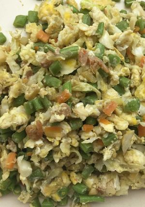 Foto resep Orak Arik Telur Ebi