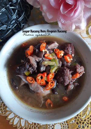 Foto resep Sayur Kacang Item/Angeun Kacang Hideung