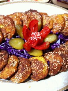 عکسی از دستور شامی مرغ و کنجد