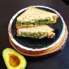 A picture of Bread Avocado Sandwich.