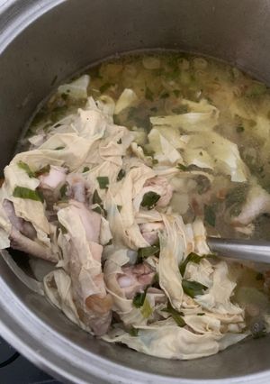 Foto resep Sop kembang tahu ayam