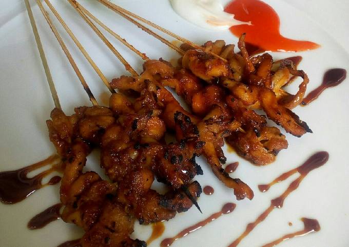 Ternyata begini lho! Resep membuat Sate Jamur Tiram  spesial