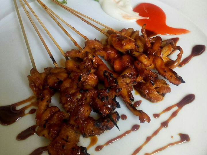 Ternyata begini lho! Resep membuat Sate Jamur Tiram  spesial