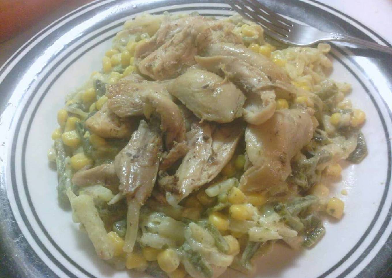 Rajas con Pollo