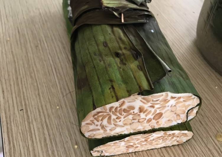 Cara Gampang Menyiapkan Tempe daun home made Anti Gagal
