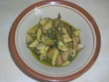 Jengkol Balado sambal Ijo