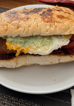 Una foto de Sándwich de milanesa